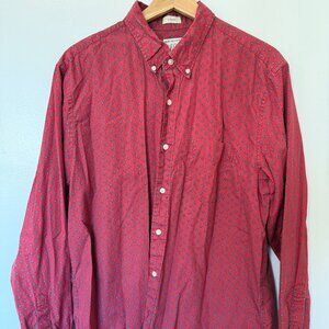 J Crew Classic - 90s diamond-print button down